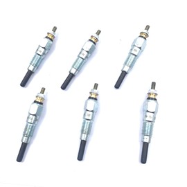 ZDTOPA 6PCS PN-124 23V 24V Glow Plug 11065-T8201 11065-T8203 Compatible for Nissan Patrol MQ SD33 SD33T 24VOLT 80-87 Aftermarket Replacement Parts