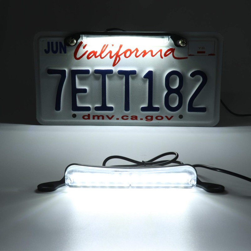 LivTee License Plate LED Light, Extremely Bright Assembly for Trailer