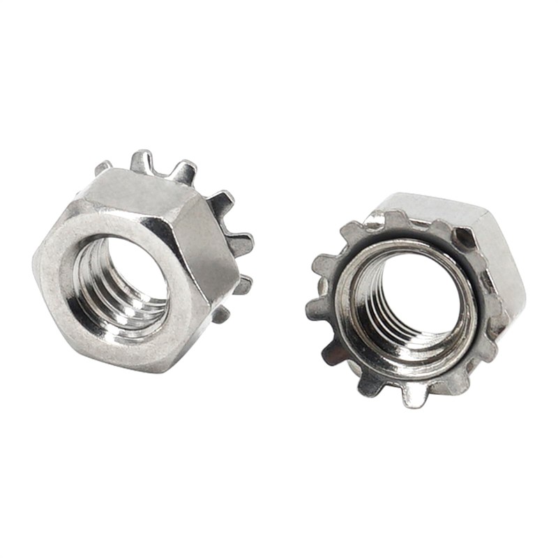 M6 Keps K-Lock Nuts 304 Stainless Steel Locks Nut (Pack