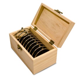 Deluxe Bangle and Bracelet Sizer Set - Wrist Size Measuring Tool for Professional Jewelers Metal Wrist Sizing Gauge