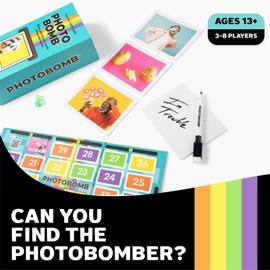 Photobomb - The Viral Party Board Game - Find The Photobomber - Light Strategy Party Game - Ages 13+