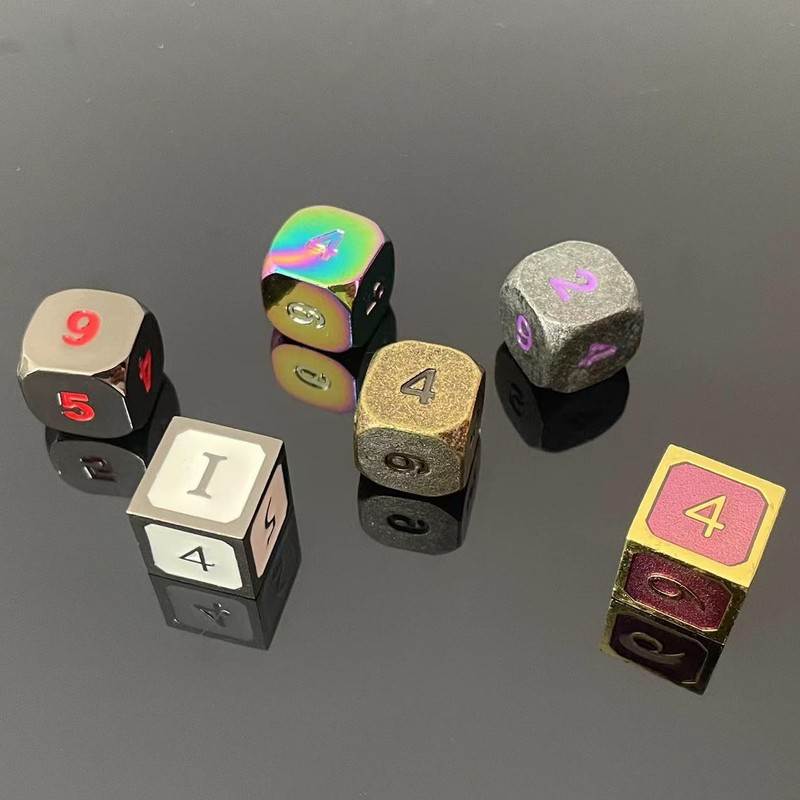 Metal DND Dice Set for Dungeons and Dragons Role Playing