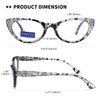 EYEURL Cat Eye Reading Glasses for Women Blue Light Blocking