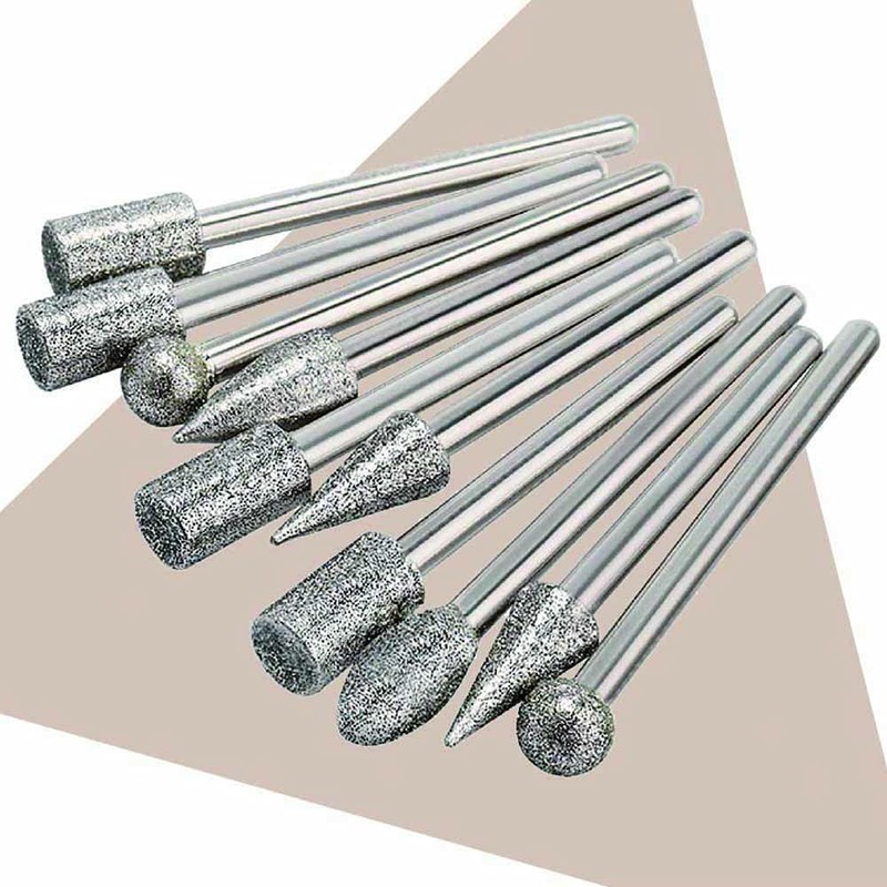 SZYUNQ Stone Carving Set Polishing Diamond Burrs, Rotary Tools Accessories