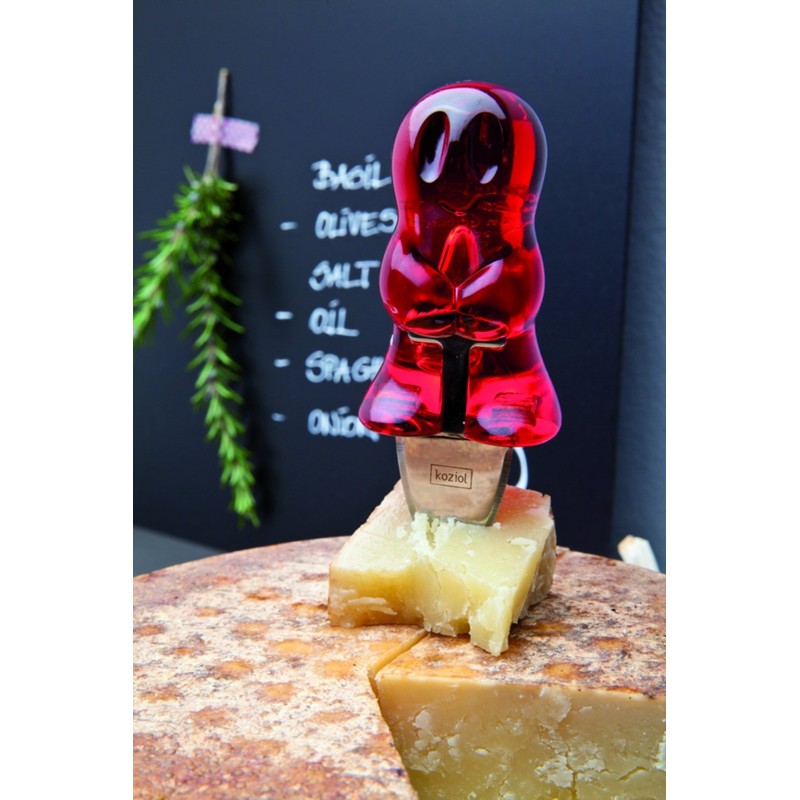 Parmesanbrecher ROBERTO transparent rot K6