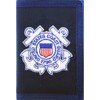 Eagle Emblem US Coast Guard Wallet Military Collectibles, Nylon, 5