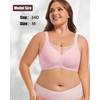 Mesh Bras for Women with Wide Adjustable Straps No Underwire