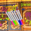 DWOOKE LED Message Board with 7 Colors Pen/Stand,Acrylic Dry Erase