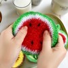 5 Pcs/set Scratch-Free Hand-Knitted Multipurpose Dish Scrubbers,Reusable Kitchen Scouring Pads