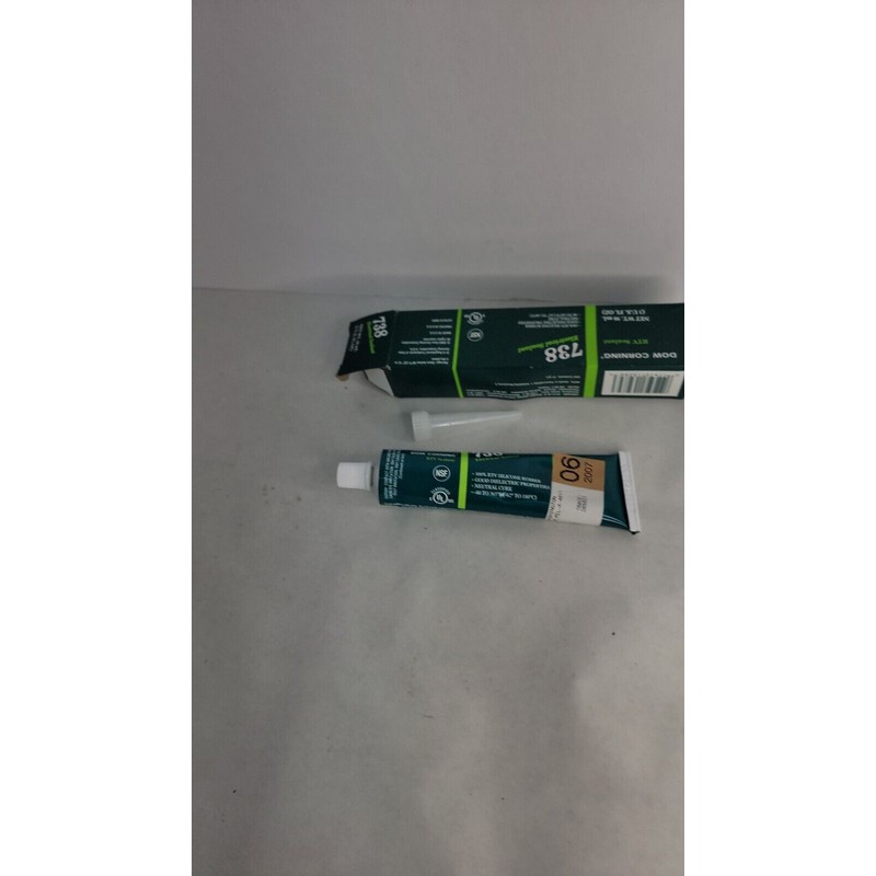 DOW DOWSIL 738 ELECTRICAL SEALANT SILICONE 3OZ TUBE - Sold