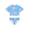 Lilly Pulitzer Girls' Maxey Rashguard Set Little Kid, Multi Bahamian