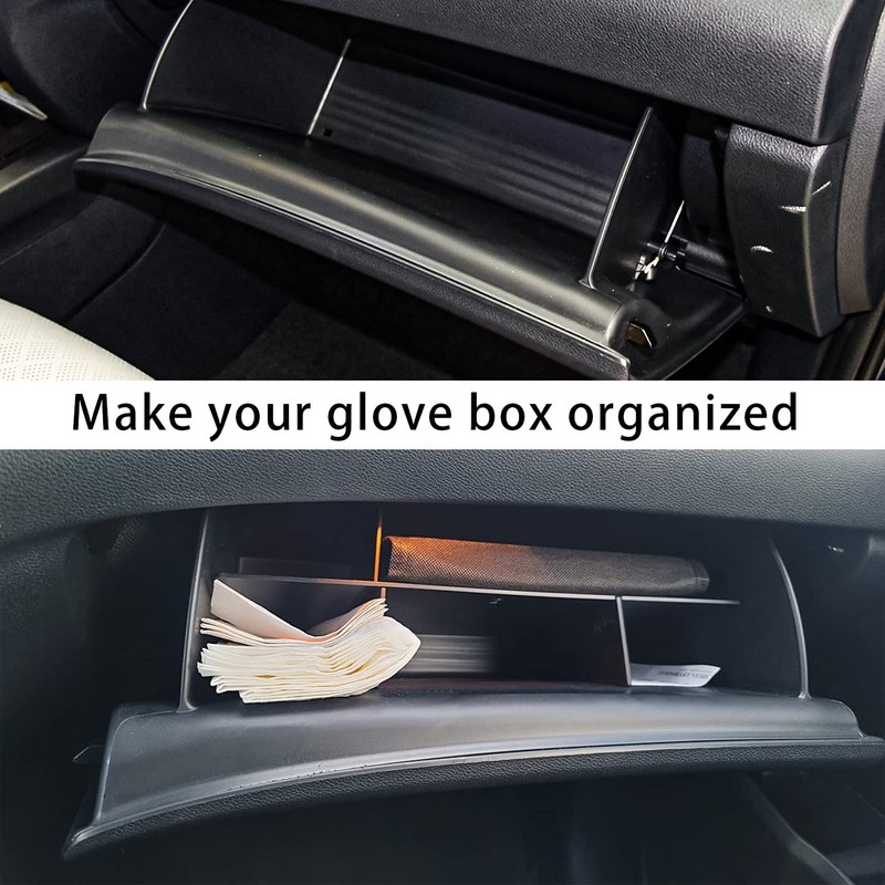 TACORBO Glove Box Organizer Compatible with Honda Pilot 2016-2022 /