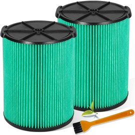 LVJUSEN Universal Filters Replaces CMXZVBE38777 /CMXZVBE38753 Craftsman Hepa Graded Filter, Replaces # 9-38753, Fits 5/6/ 8/9/ 12/14/16/20 gallon CRAFTSMAN Shop Vacuums1988+
