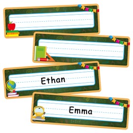 SICOHOME Name Tags for Classroom Desks - 36pcs Student Name Plates for Classroom Self Adhesive Name Labels for Kids for Kindergarten Preschool Classroom Back to School Teacher Supplies Must Haves