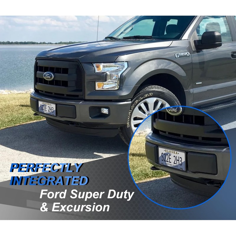 Front License Plate Frame for F150 2015-2017 Licence Plate Holder
