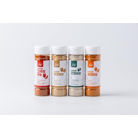 Saumeme Jangryu Set, Korea Red Pepper Paste Powder, Soybean Paste Powder, Soy Sauce Powder, Ssamjang Powder, Vegan, Non GMO, Gluten Free, No Preservatives, No Added MSG ［Korean 4 Spice Seasoning ］