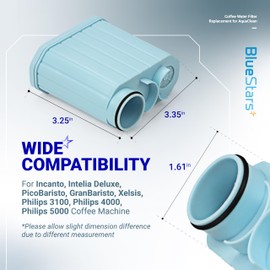 BlueStars 2 packs Coffee Water Filter Replacement for AquaClean