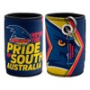Adelaide Crows AFL Footy Stubby Holder Can Cooler with Bottle