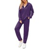 AUXDIO Jogging Suits for Womens 2 Piece Set Tracksuit Casual