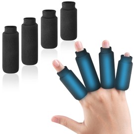Helthrelife Finger Ice Sleeves 2 Ice Packs for Fingers, Thumbs & Toes Hot Cold Therapy for Arthritis, Tendinitis, Trigger Finger and Swollen Finger Black