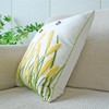 LB Embroidered Pillow Covers 18x18 Inch Set of 2, Reed