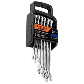 Truper Expert JC-6M, Juego de llaves combinadas, 6 piezas, pulidas, milimétricas