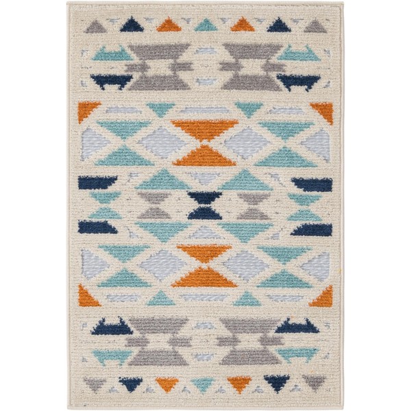 Rugs.com Aruba Outdoor Collection Rug – 2' x 3' Gray