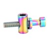 QANYEGN Bicycle Seat Post Screw with Round Head, Titanium Bicycle