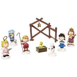 Department 56 Peanuts Pageant (Set of 8), 5.5 Inch