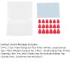 SNHTLS 9 Pairs Triple Flange Earbud Tips Earbud Tips Replacement