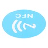 20 Pcs ID5200 NFC Stickers Adhesive Label Round 40mm Anti
