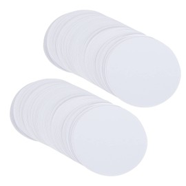 Zerodis 100Pcs Blank Badge Paper Photo Printer Machine Supplies Blank Badge Paper Blank Paper Cards(58MM)