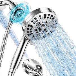 Regadera de Teléfono para Baño Magnética 5" HS-CX1 de Alta Presión con 10 Modos