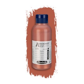 Schmincke Akademie Acrylic Colours - Bottle - 8.45floz, 802 Copper
