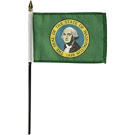 Us Flag Store Washington Flag, 4 by 6-Inch