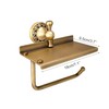 Toilet Paper Holder with Phone Shelf, Bathroom Toilet Paper Roll