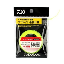 DAIWA Uki for Mountain Streams, B Mejirushi 2, Gokuboso Yellow