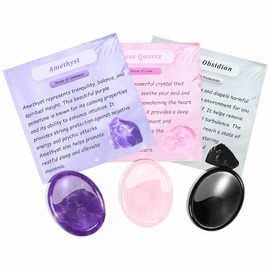 Worry Stones for Anxiety, Worry Stone, Worry Stones Bulk, Palm Stone, Natural Crystals and Healing Stones, Stress Meditation Crystal