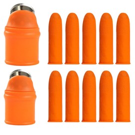 2 Sets Finger Picker, Thumb Protector Gardening Separator, Nail Protector for Garden Fruit Plant Pepper Picking Tool Picking Portable