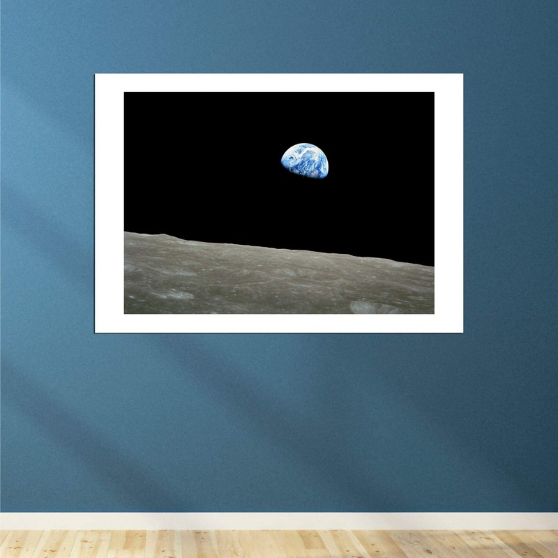 Spiffing Prints NASA - Earthrise (Apollo 8 December 24, 1968)