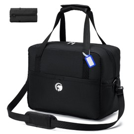 SPAHER Cabin Bag 40x30x20 Wizzair Tui Airways Foldable Travel Duffle Bag Carry-on Hand Luggage Small Under-seat Cabin Bag Lightweight Holdall Suitcase Handbag 25L