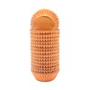 Mombake Mini Foil Cupcake Cases,Muffin Baking Cups(Orange, 300-Count)