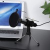 Ausla USB Condenser Microphone with Tripod Stand for Computer, Studio
