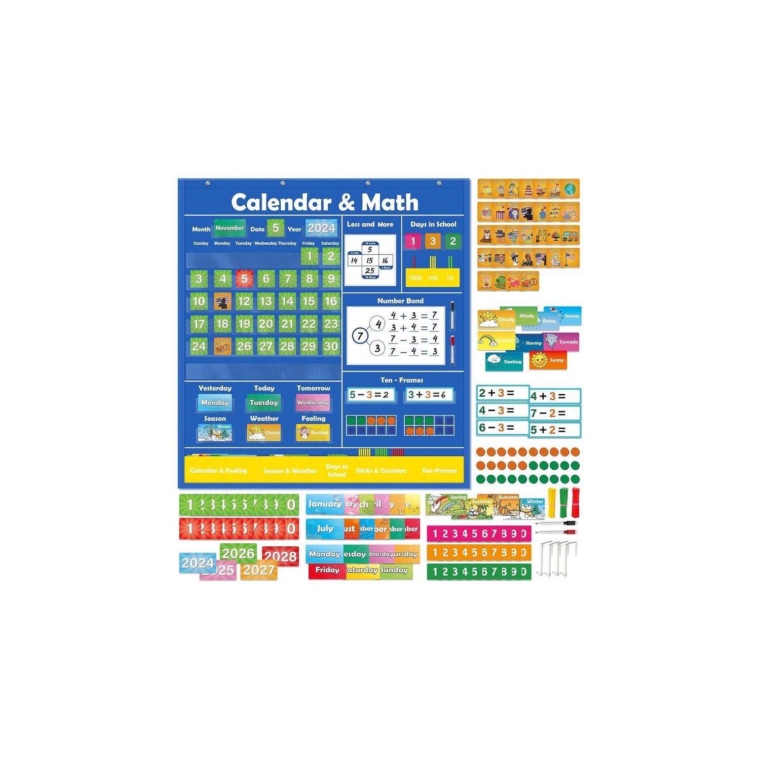 Torlam Circle Time Learning Center Teacher Must Haves Calendar Pocket ...