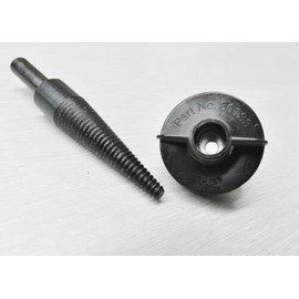 Plastic Hub Adapter for Radial Bristle Disc and Tapered Threaded Mandrel 1/4" Made in USA by JTS
