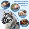 ODRIEW Dog Muzzle for Large Dogs, Breathable Basket Muzzles for