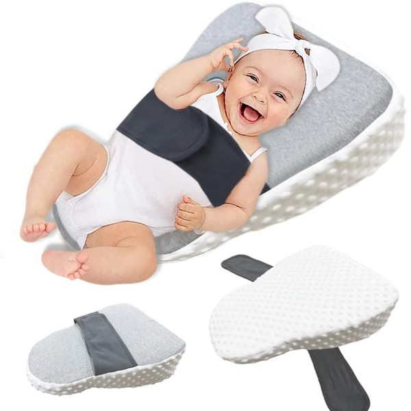 UNOSHOW Baby Reflux Pillow for Infant Support Cushion,Soft Cotton Cover,