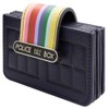Dr Who Public Call Police Box with Rainbow Wallet Card