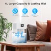 JRD 4L Humidifiers for Bedroom, Cool Mist Humidifier for Large