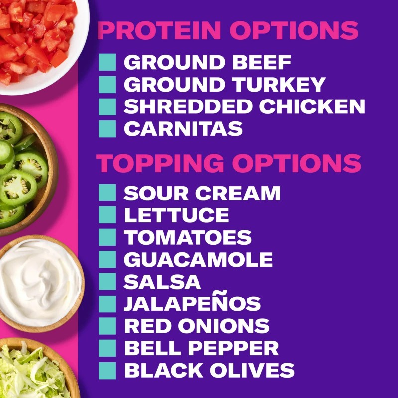 Taco Bell Crunchwrap Supreme cravings Kit, 22.6 Oz Box...